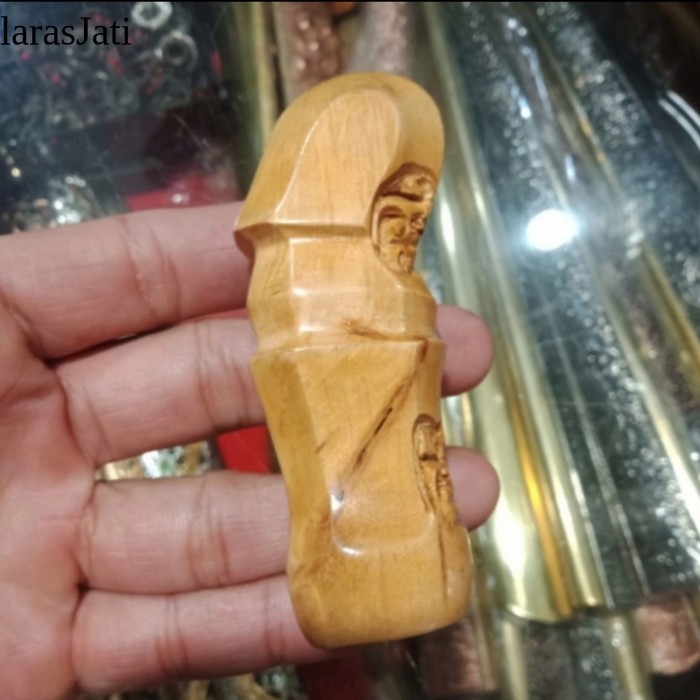 Handle Gagang keris model togog kayu Cendana Jawa Asli laris murah
