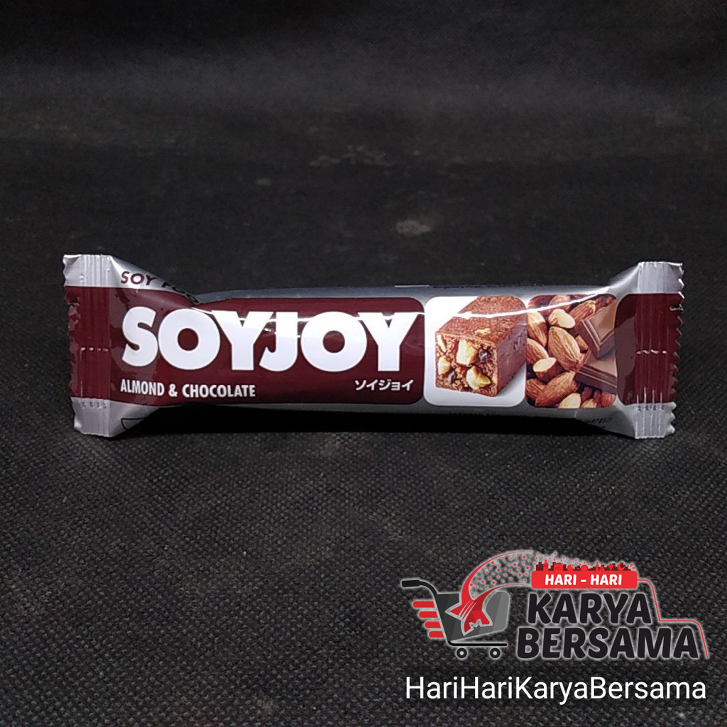 

MAKANAN RINGAN SNACK BAR SOY JOY SOYJOY ALMOND & CHOCOLATE 30GR