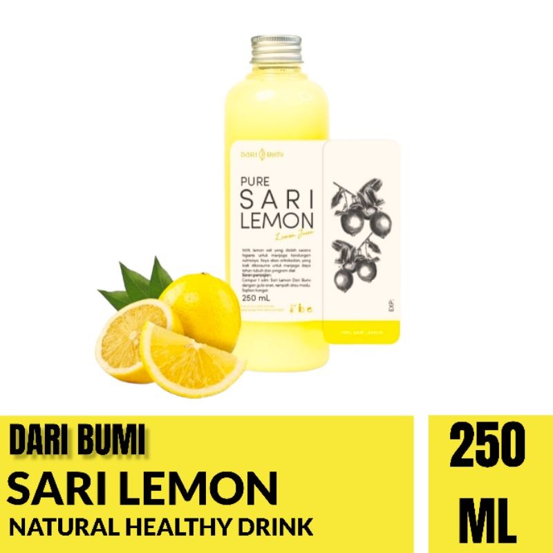 

SARI LEMON 250ML - MINUMAN DIET DARI BUMI PREMIUM PURE ORIGINAL