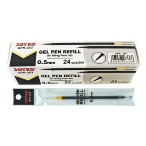 

Isi Refill Pulpen Gel Joyko GPR-263 0.5 mm - 1 box isi 24 pcs