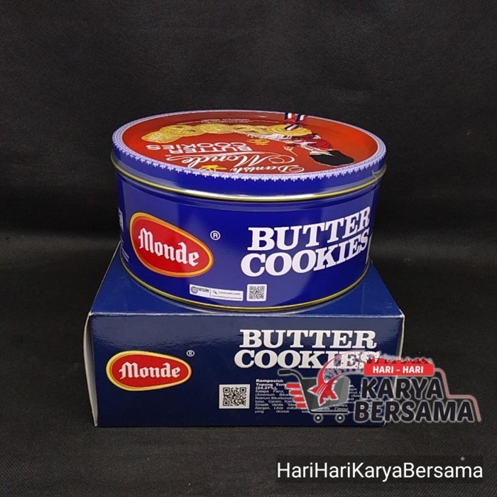 

MAKANAN RINGAN BISKUIT MONDE BUTTER COOKIES BISCUITS 454GR