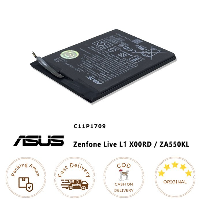 Baterai ASUS ZENFONE LIVE L1 X00RD / ZA550KL C11P1709 ORI99