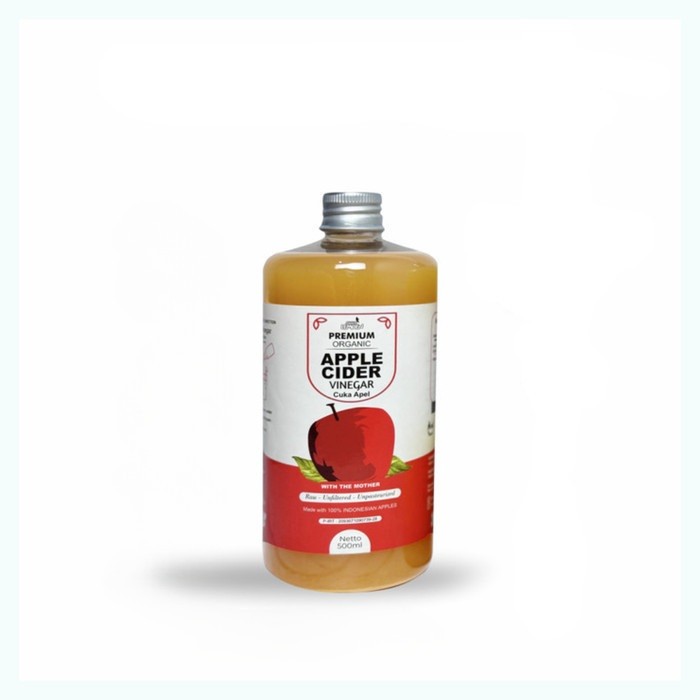 

CUKA APEL 500 ML PREMIUM ORGANIK APPLE CIDER VINEGAR 500 ML ORGANIC