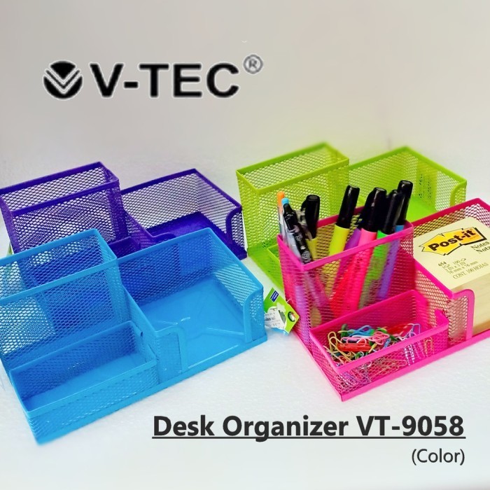 

V-TEC MEMO ORGANIZER WARNA VT-9058 - Biru Muda