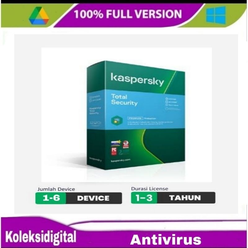 Antivirus Kaspersky Total Security Original Lisensi