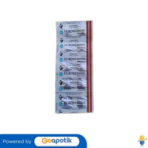 Furosemide Yarindo 40 Mg Strip 10 Tablet
