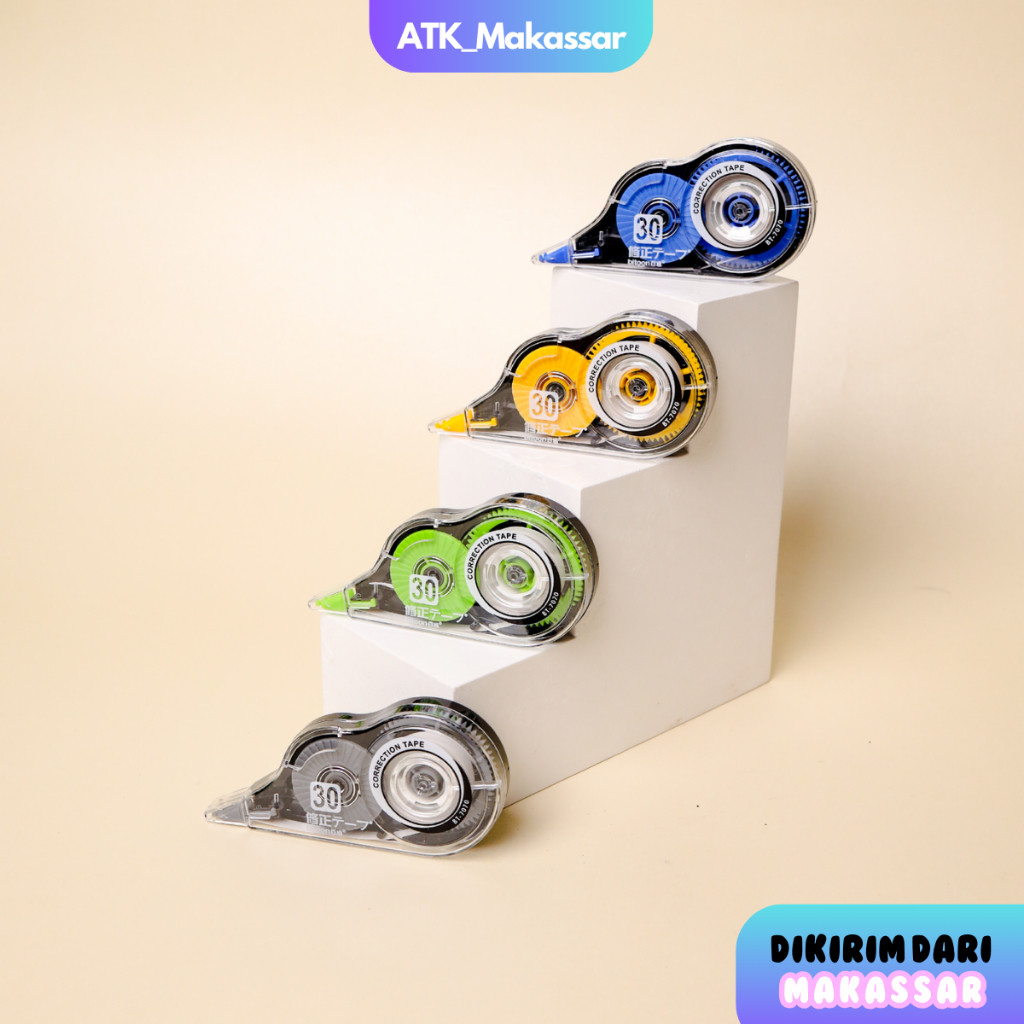 

Tip Ex Kertas Trondol Roll Tipex Sekolah Tip x Correction Tape Pita Kertas Roll 12 Meter Tip Ex Pita