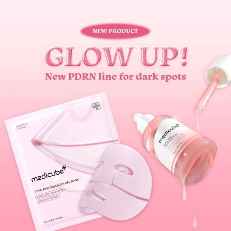 MEDICUBE PDRN Pink Series | Peptide Serum | Pdrn Pink Cica Soothing Toner | Pdrn Pink Serum Mist | P