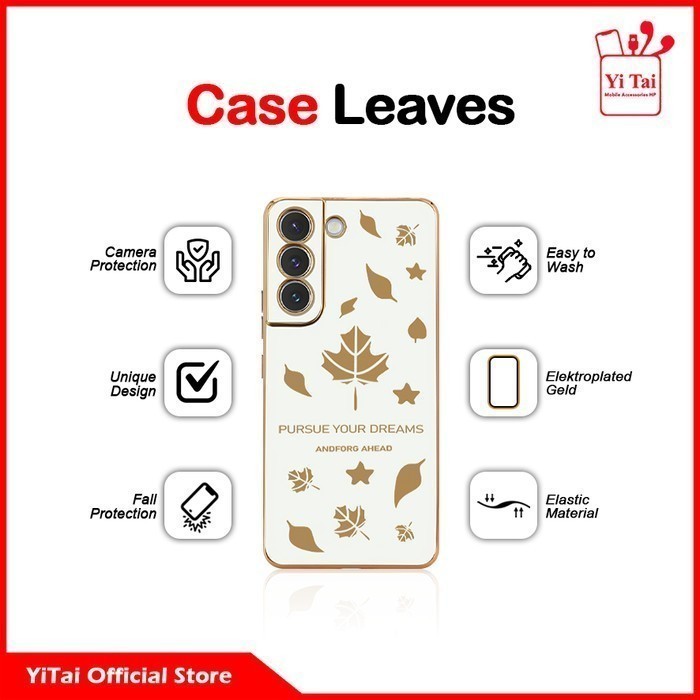 YI TAI - YC64 Case Leaves Xiaomi Redmi 9C 10A 10C A1 Plus Note 8 9 9 Pro 10 4G 10S 11 11 Pro 12 Pro 