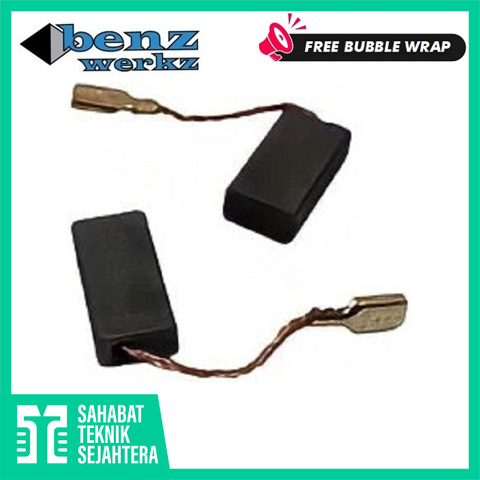 BENZ CB6100 Carbon Brush Kul Spul Sepul Arang Brostel Bostel CB 6100 Mesin Disc Grinder 4 Inch Gerin