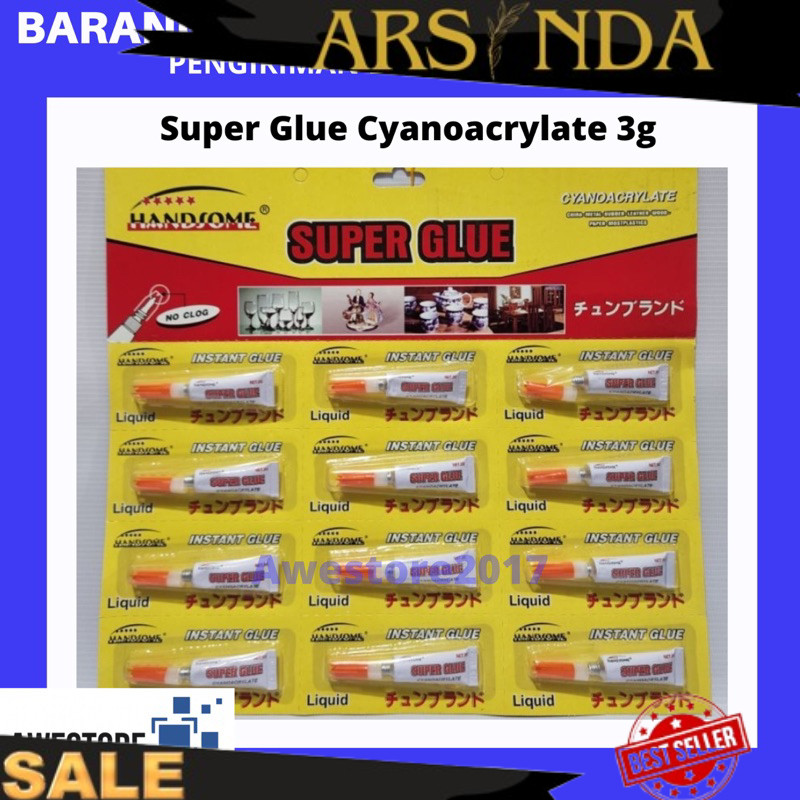 

NEW ARRIVAL Super Glue Lem Korea Power Instant Handsome Cyanocrylate Leder Ship AWES