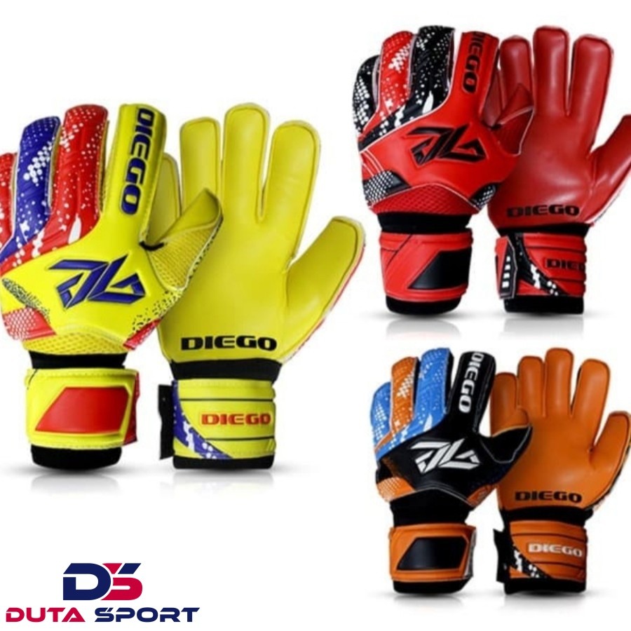 DIOGO Sarung Tangan Kiper Tulang SAVOIA Goalkeeper Gloves Fingersave