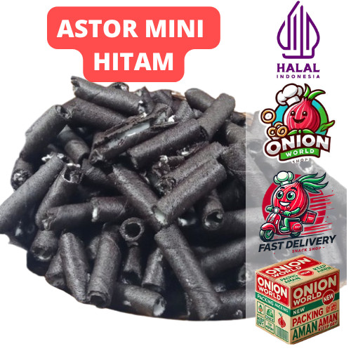 

UWD ASTOR MINI HITAM 500g Astor Barcelona Aneka Rasa Cemilan Astor Kiloan Cemilan Makanan Ringan Vira