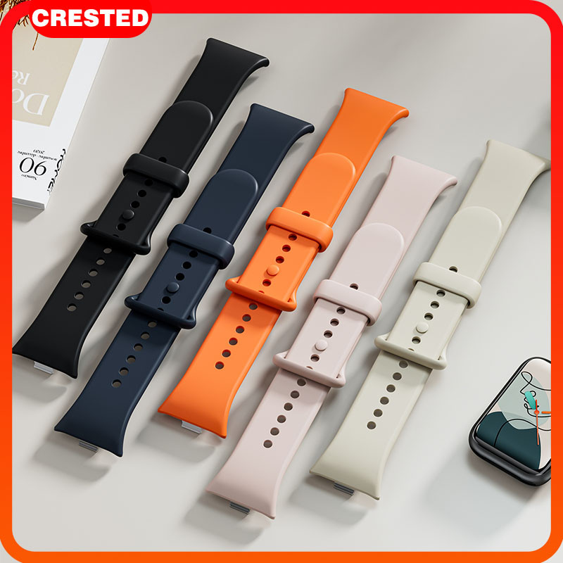 Rubber Silicone Strap for Redmi Watch 5 / Redmi Watch 4 /Xiaomi Smart Mi Band 9 Pro / Mi Band 8 Pro 