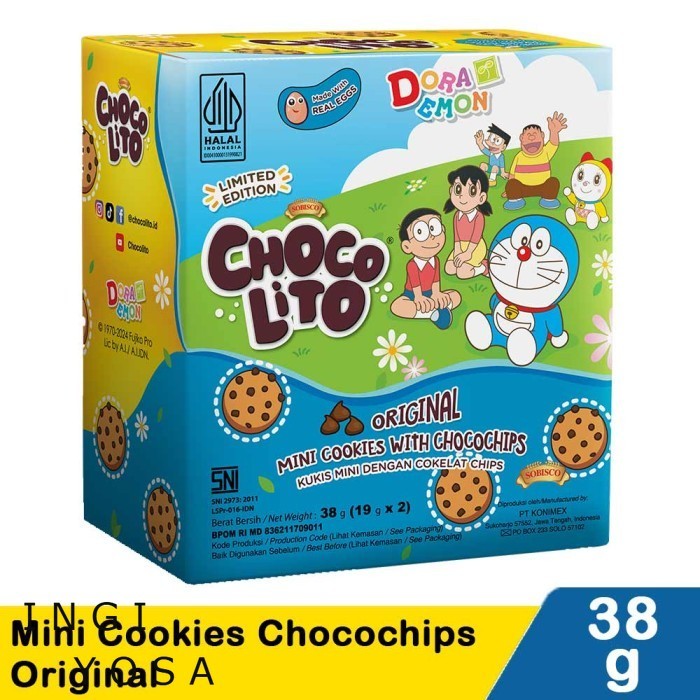 

Promo Chocolito Mini Cookies Chocochips Original 38G