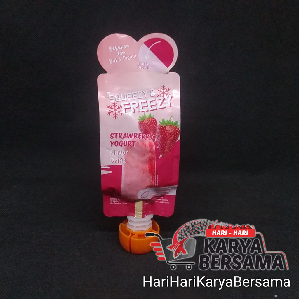

MINUMAN RINGAN YOGURT SQUEEZY & FREEZY STRAWBERRY YOGURT 65ML