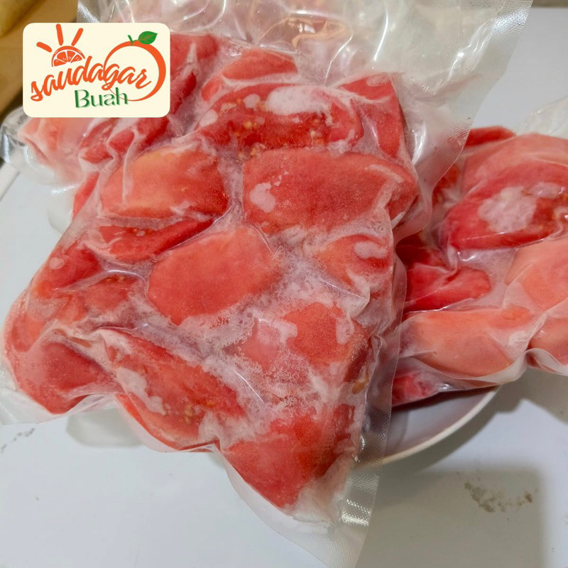 

UD BUAH 3 SMAUDARA BUAH GUAVA MERAH FROZEN DAGING BUAH JAMBU BIJI MERAH FRESH BEKU