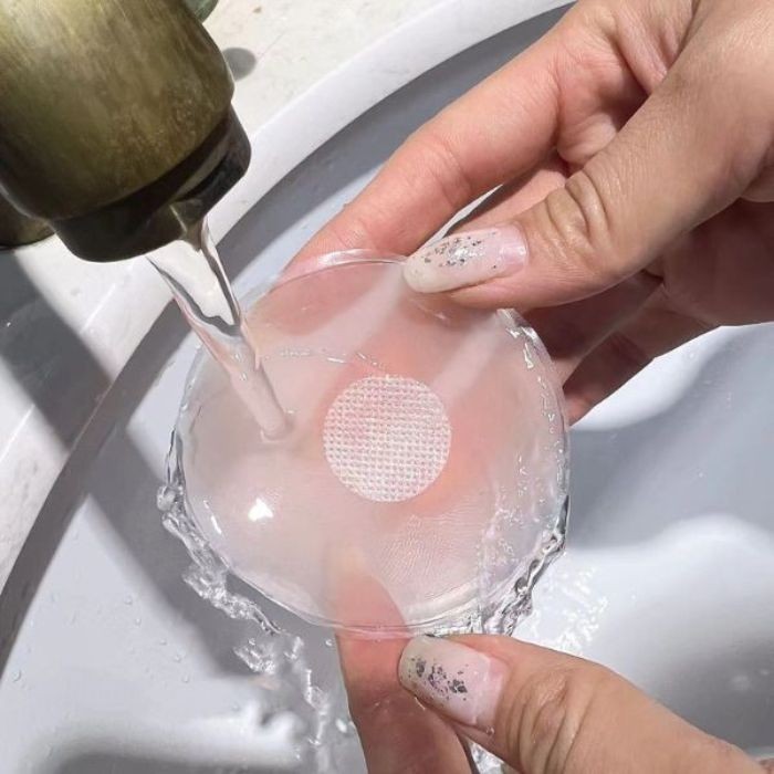 Pelindung Puting Silikon Nippie Delace Pelindung Puting Silikon Delace Pelindung Puting Tak Terlihat