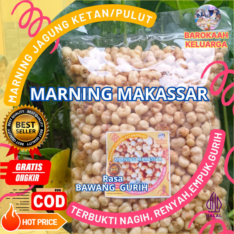 

1 KILO KG MAKARONI MARNING JAGUNG SULTAN/ JAGUNG MARNING KETAN PULUT/MARNING JAGUNG GURIH ASIN BAWANG TERBUKTI EMPUK RENYAH GURIHH, HARGA SPESIAL BANGET