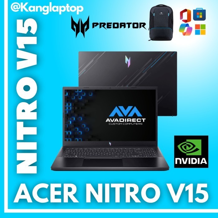 Acer Nitro V 15 RTX 3050 6GB 512GB 16GB SSD Win11+OHS 15.6 FHD 144Hz