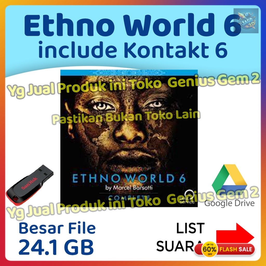 Ethno World Kontakt6 Gamelan VST Gendang INCLUDE VERSI TERBARU