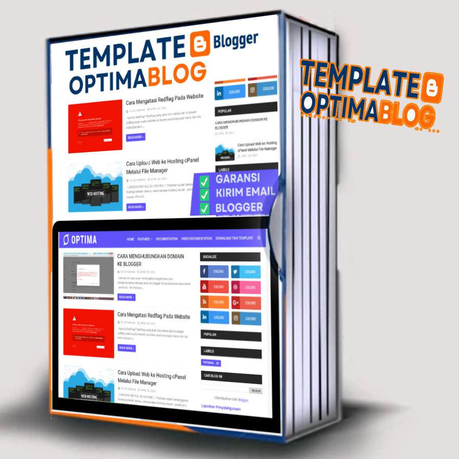Template Blogger Premium Optima Blog