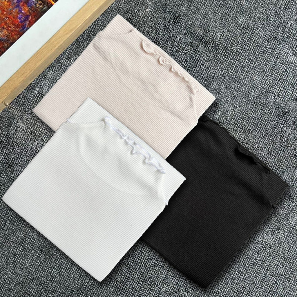 Atasan Wanita Inner Sleeveless Turtleneck Rib