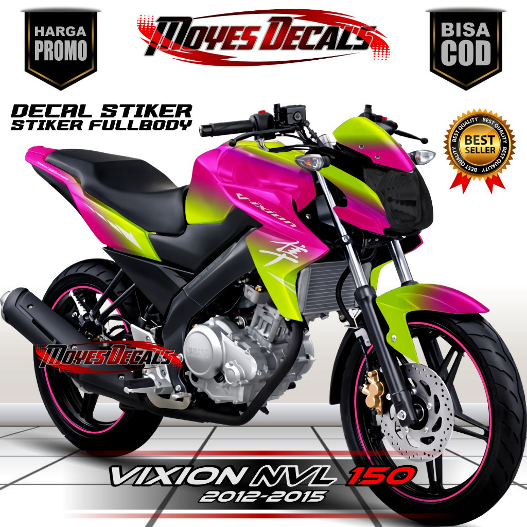 Decal Vixion New Full Body Decal Vixion NVL Full Body Stiker Vixion NVL Full Body Stiker Vixion New 