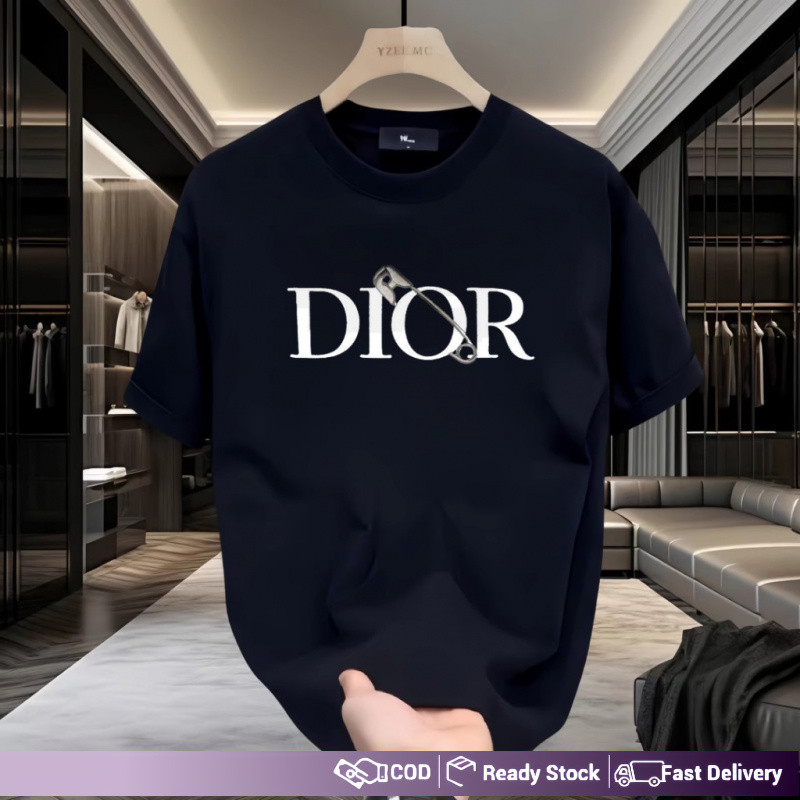 kaosKaos Pria DIOR, Produk Baru Pertama di Musim Panas, Versi Premium dari Kaos Lengan Pendek DIOR, 