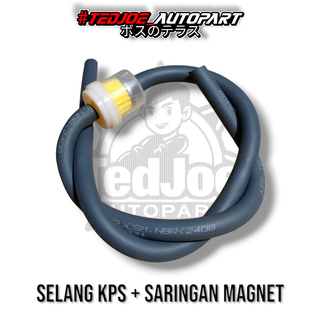 Selang Bensin KPS + Saringan Bensin Magnet | Selang Bensin Motor Universal + Filter Bensin Magnetik 