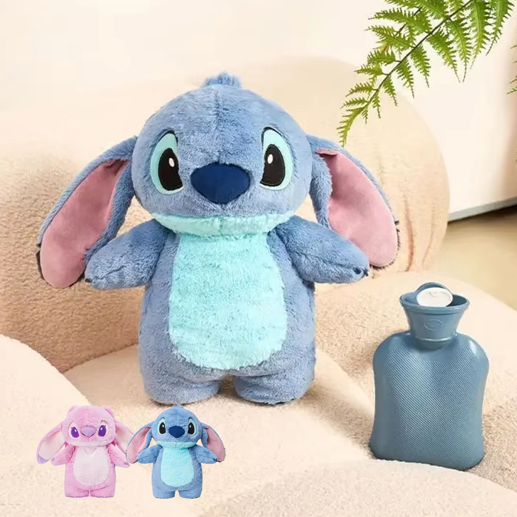 Stitch Anime Penghangat tangan musim dingin Hot Water Bag penghangat tangan portable kantong penghan