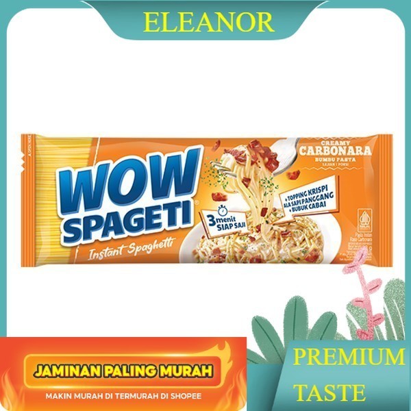 

WOW SPAGETI CREAMY CARBONARA 88GR - ELEANOR