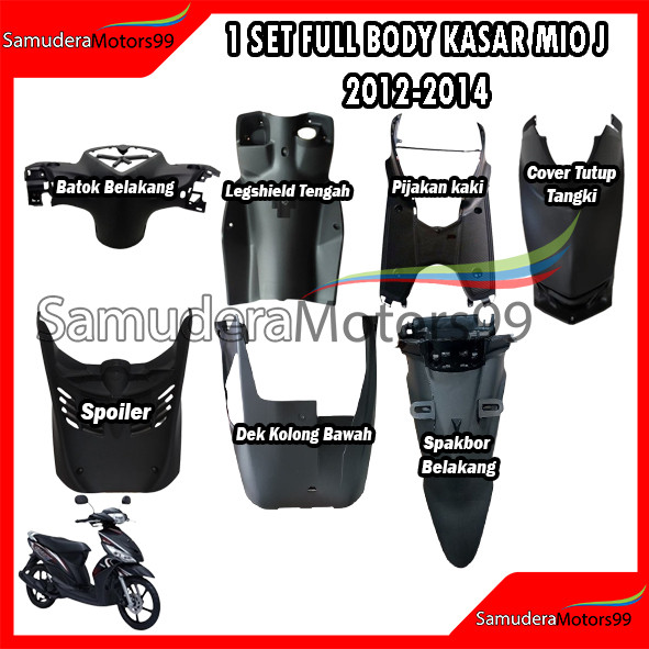 Full Sepaket Body Bodi Kasar Yamaha Mio J 2012-2014 / Fullset Kasar