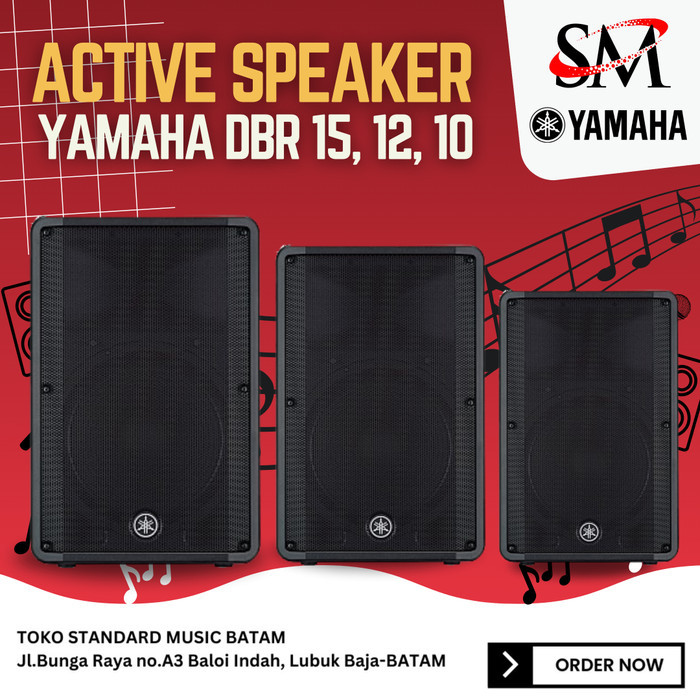 Yamaha Dbr 15 Speaker Aktif / Yamaha Dbr 12 / Yamaha Dbr 10 / Speaker Aktif Yamaha Dbr Series