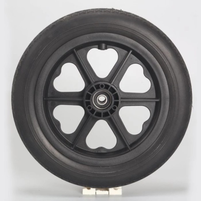 Roda ban Kursi Roda belakang Travel Ukuran 12 Sparepart Suku Cadang - Racing ban Mati
