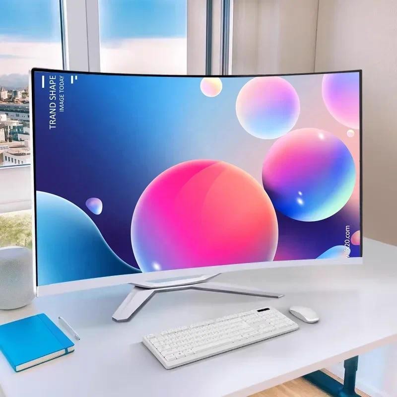 27 inch Curved All in One PC 8GB 16GB 32GB Ram 512 GB SSD Core I7 I5 Processor All In One Computer D