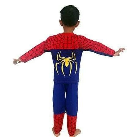 Terlaris Baju Anak Kostum Topeng Superhero Spiderman - 3-4 tahun