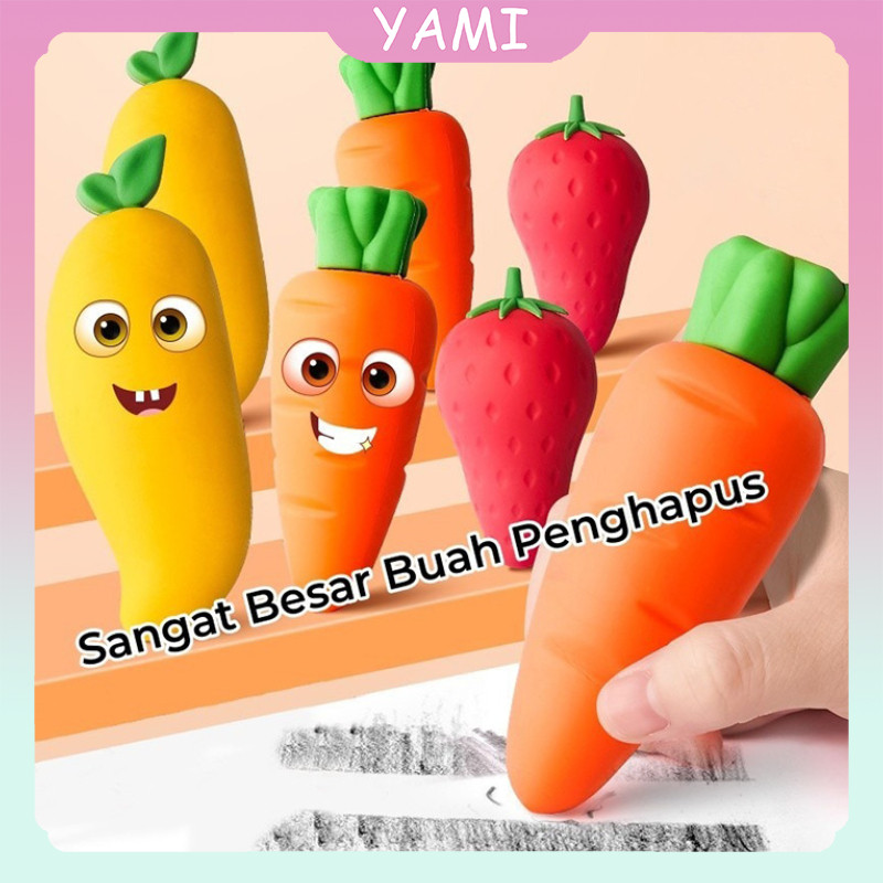 

【Grosir 】Penghapus Karet 3D Sangat Besar Buah Penghapus Alat Tulis Kreatif Penghapus