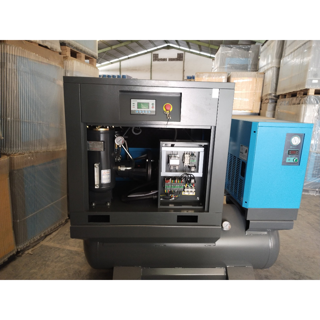 Kompresor Screw 20 HP RJC Compressor Udara 20hp Kompresor Angin Industri