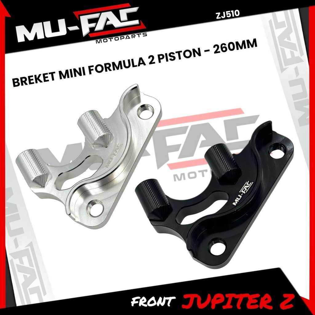BM Breket Kaliper KTM FORMULA 2 Piston Motor Jupiter Z UK 260mm MUFAC ALUMINIUM CNC
