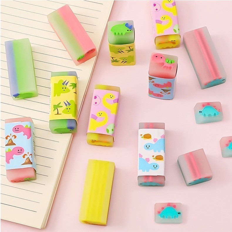 

Penghapus Pensil Motif Cartoon Little Dinosaur Eraser Learning 787