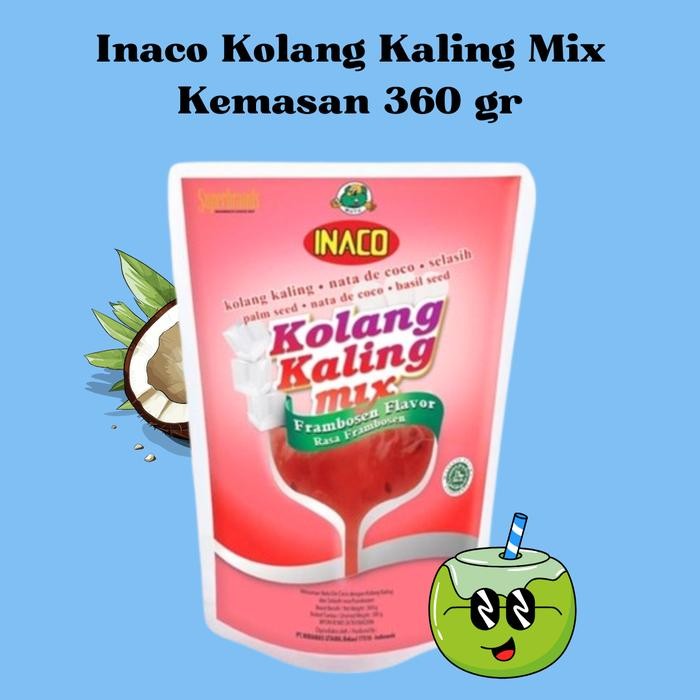 

Inaco Kolang Kaling Mix Rasa Framboze Kemasan 360 gr - Campuran Minuman Kekinian - Makanan Penutup - Nata de Coco - Toping Minuman