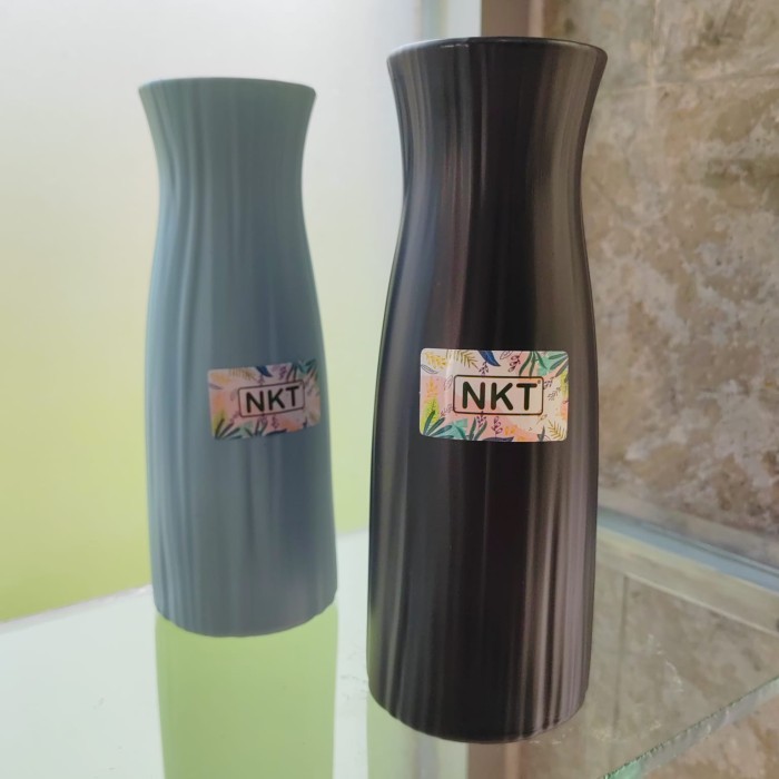 Promo Vas plastik | Vas NKT | Vas bunga plastik | Vas bunga cinta - Hitam terlaris