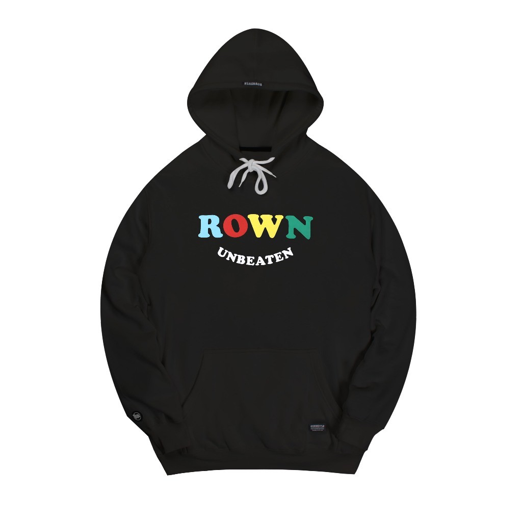 Rown Division Official Pullover Hoodie - Rowndvsn Jaket Danvers Black