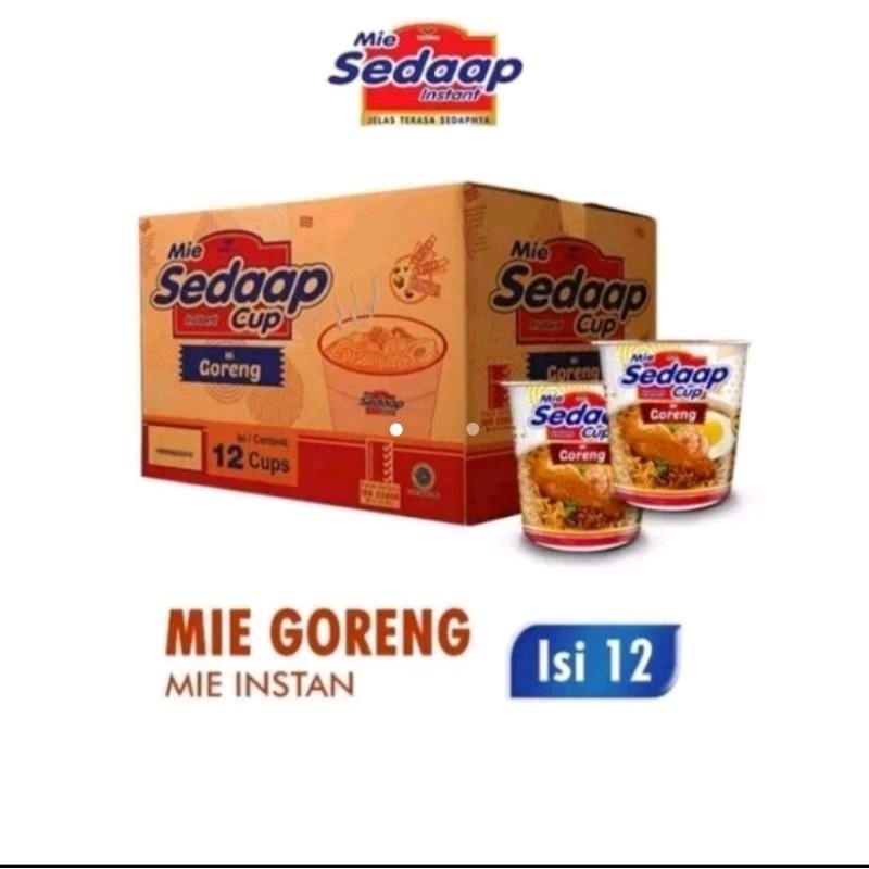 

[1 Karton] Mie Sedaap Cup Goreng/Rebus Semua Rasa isi 12pcs