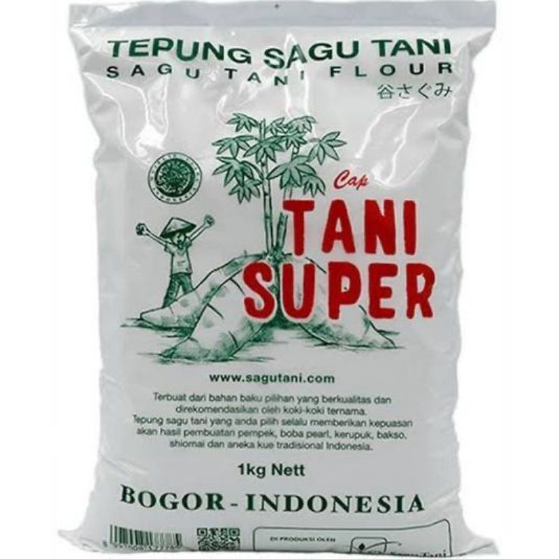 

SAGO FLOUR / SAGU TANI SUPER 1KG/CAP TANI SUPER - ARM