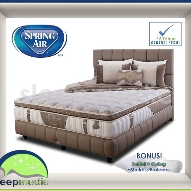 SPRING AIR SpringBed CRYSTAL ( KASUR / SET ) 160 180 200 100 120 - Full SET, 160x200