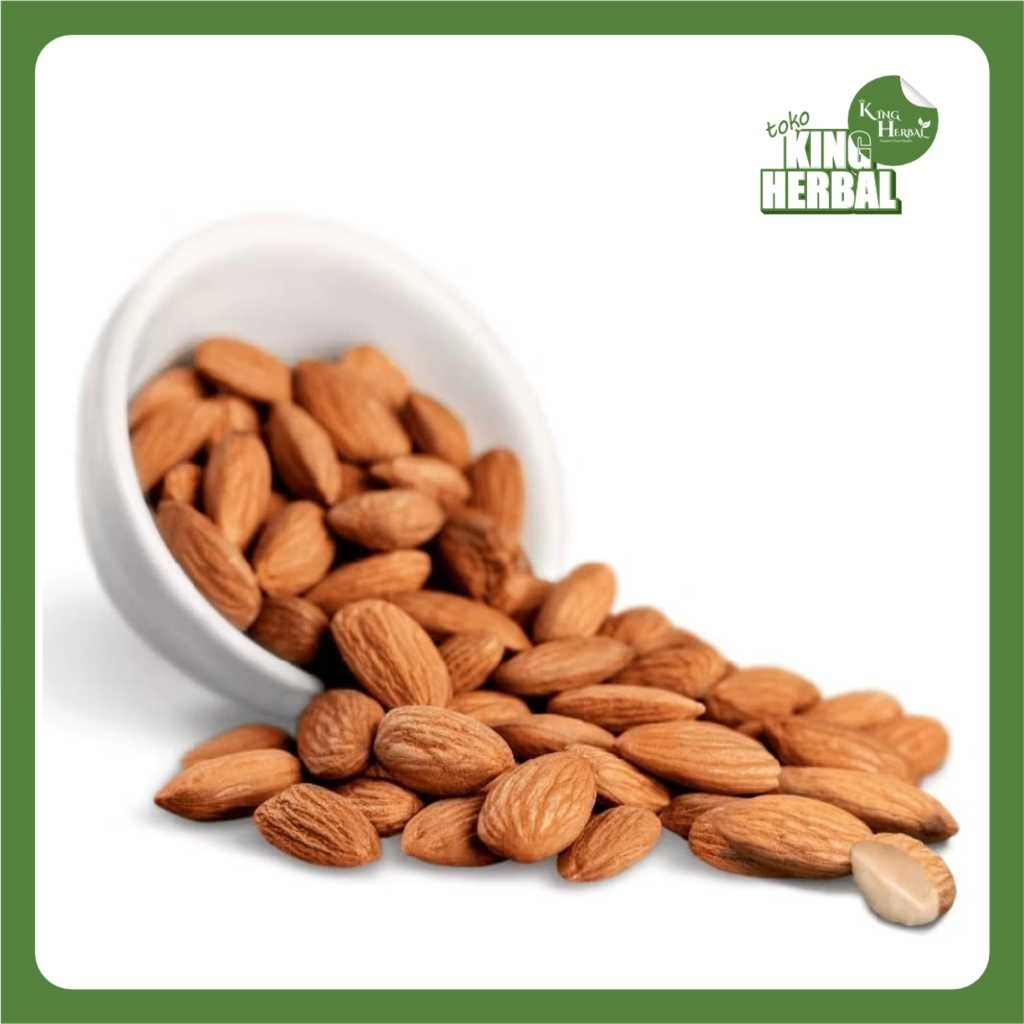 

KACANG ALMOND PANGGANG KUPAS ALMOND OVEN ROASTED ALMOND 500 GRAM / Kacang Almond Panggang 500 gram Siap Makan