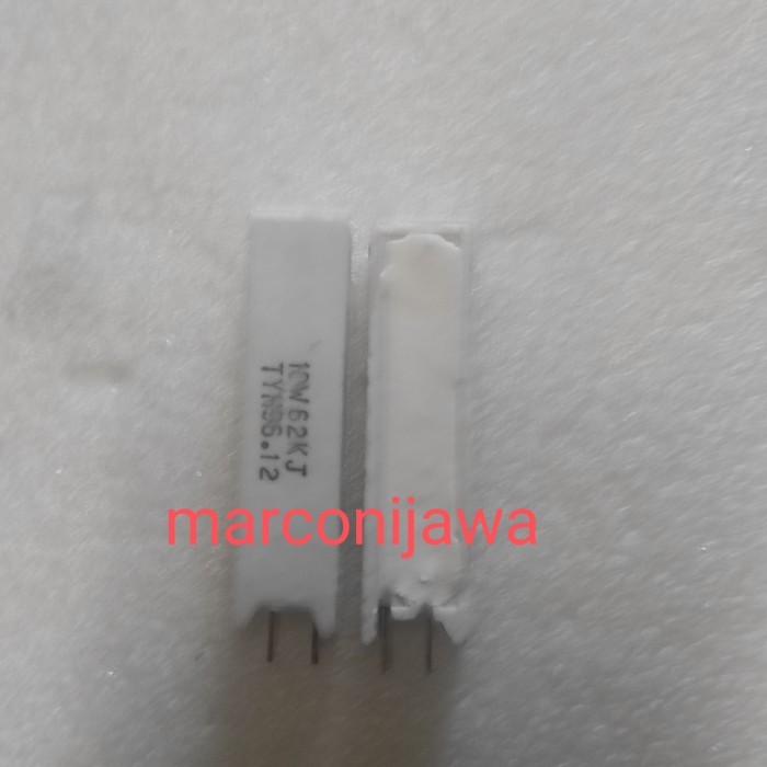 HC99 Resistor 10wat 62K ohm asli
