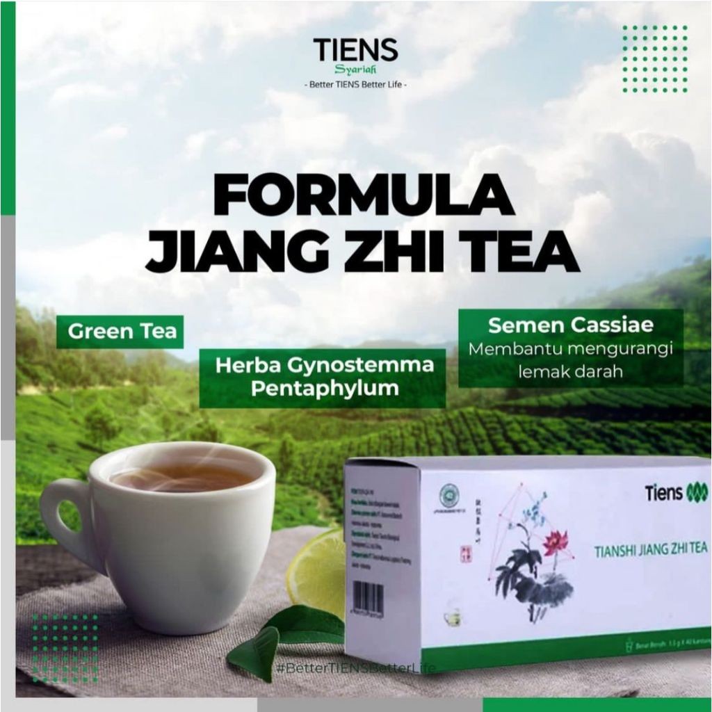 

TIENS Jiang Zhi Tea Teh Herbal Cina Pelangsing Badan Detoks Diet